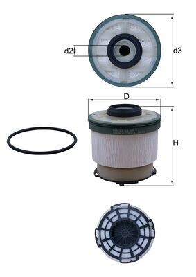 KNECHT KX 385D Číslo výrobce: 72341488. EAN: 4009026930069.