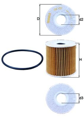 KNECHT OX 192D Číslo výrobce: 70342570. EAN: 4009026509838.