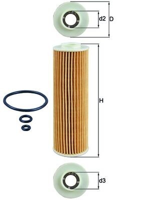 KNECHT OX 183/5D1 Číslo výrobce: 70584963. EAN: 4009026891254.