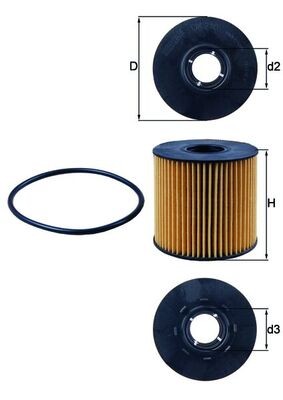 KNECHT OX 210D Číslo výrobce: 76543607. EAN: 4009026304518.