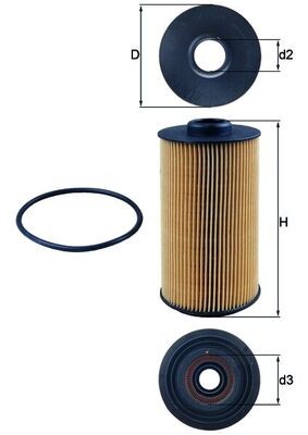 KNECHT OX 152/1D Číslo výrobce: 78504391. EAN: 4009026201619.