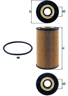 KNECHT OX 169D Číslo výrobce: 78433831. EAN: 4009026102794.