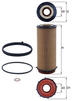 KNECHT OX 560D Číslo výrobce: 70386664. EAN: 4009026724231.