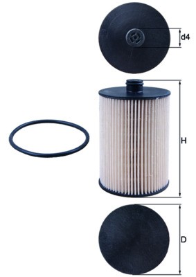 KNECHT KX 226D Číslo výrobce: 70373091. EAN: 4009026608012.