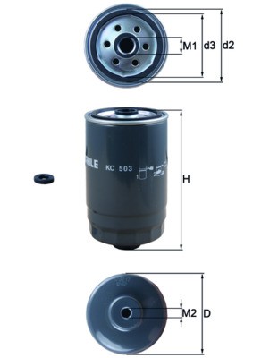 KNECHT KC 503D Číslo výrobce: 72427301. EAN: 4009026966303.