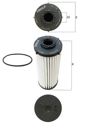 KNECHT HX 139D Číslo výrobce: 72568549. EAN: 4009026968390.