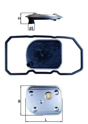 KNECHT HX 158D Číslo výrobce: 72440111. EAN: 4009026968895.