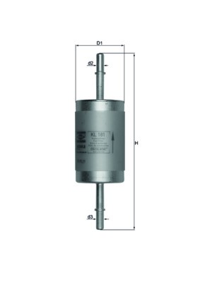 KNECHT KL 181 Číslo výrobce: 79858523. EAN: 4009026011720.