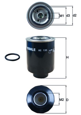 KNECHT KC 135D Číslo výrobce: 76544621. EAN: 4009026304716.