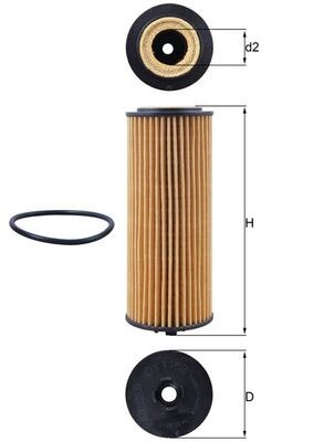 KNECHT OX 1162D Číslo výrobce: 72432084. EAN: 4009026966860.