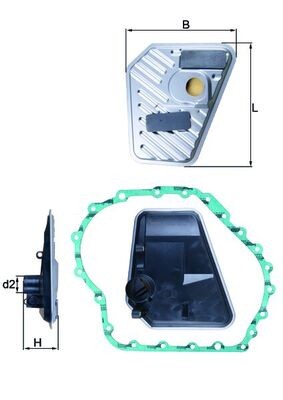 KNECHT HX 168D Číslo výrobce: 72440124. EAN: 4009026968956.