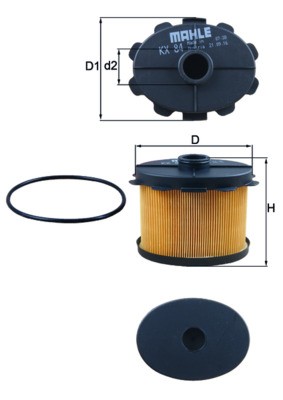 KNECHT KX 84D Číslo výrobce: 72555201. EAN: 4009026081273.