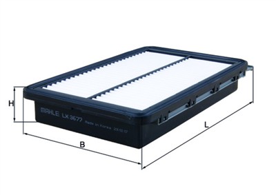 KNECHT LX 3677 Číslo výrobce: 72459358. EAN: 4009026979693.