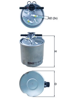 KNECHT KL 440/40 Číslo výrobce: 72444470. EAN: 4009026972113.