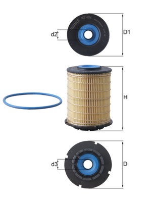 KNECHT KX 404D Číslo výrobce: 72350147. EAN: 4009026933015.