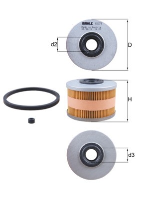 KNECHT KX 79D Číslo výrobce: 79805235. EAN: 4009026089507.