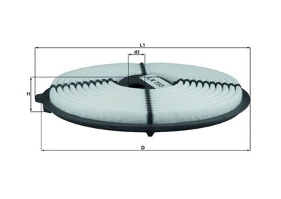 KNECHT LX 733 Číslo výrobce: 79804485. EAN: 4009026089378.