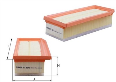 KNECHT LX 3542 Číslo výrobce: 72551032. EAN: 4009026957271.