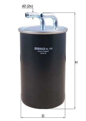 KNECHT KL 737 Číslo výrobce: 70388385. EAN: 4009026725313.