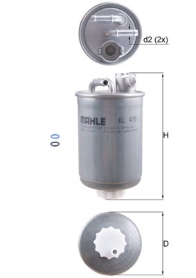 KNECHT KL 476D Číslo výrobce: 70602881. EAN: 4009026927151.