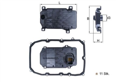 KNECHT HX 187KIT Číslo výrobce: 72469200. EAN: 4057635005807.
