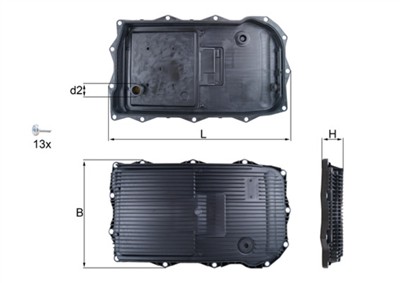 KNECHT HX 184KIT Číslo výrobce: 72546976. EAN: 4057635005784.
