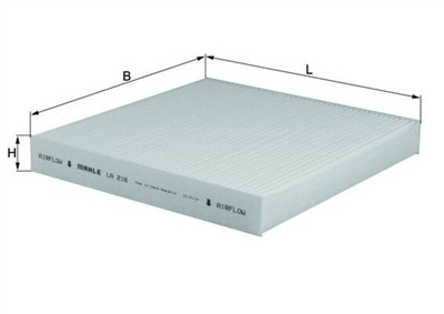 KNECHT LA 216 Číslo výrobce: 76419071. EAN: 4009026510988.