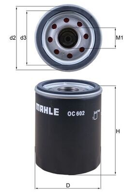 KNECHT OC 602 Číslo výrobce: 70366151. EAN: 4009026601785.