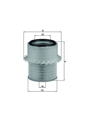 KNECHT LX 673 Číslo výrobce: 79691254. EAN: 4009026084717.