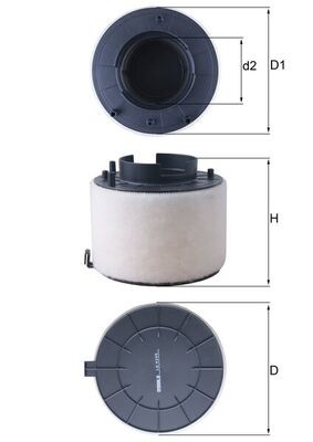 KNECHT LX 4249 Číslo výrobce: 72498635. EAN: 4057635168083.