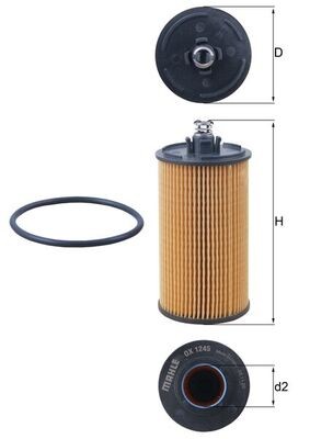 KNECHT OX 1245D Číslo výrobce: 72506810. EAN: 4057635171892.