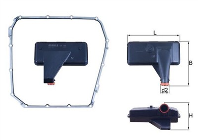 KNECHT HX 185D Číslo výrobce: 72493877. EAN: 4057635166232.