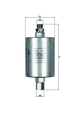 KNECHT KL 21 Číslo výrobce: 77697907. EAN: 4009026037751.