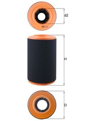 KNECHT LX 3353 Číslo výrobce: 72350352. EAN: 4009026933084.