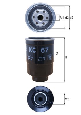 KNECHT KC 67 Číslo výrobce: 78716110. EAN: 4009026026854.