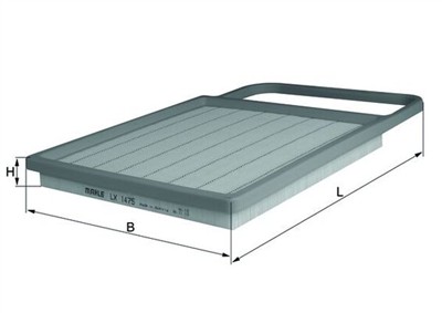 KNECHT LX 1475 Číslo výrobce: 76631204. EAN: 4009026406281.