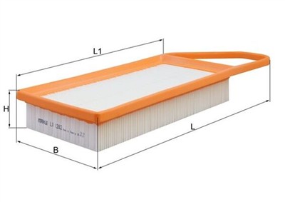 KNECHT LX 1282 Číslo výrobce: 76625198. EAN: 4009026405345.