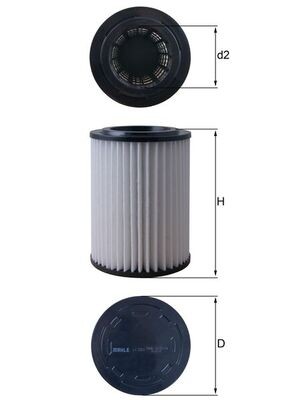 KNECHT LX 5363 Číslo výrobce: 72533966. EAN: 4057635209687.