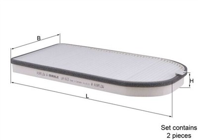 KNECHT LA 613/S Číslo výrobce: 70566693. EAN: 4009026885116.