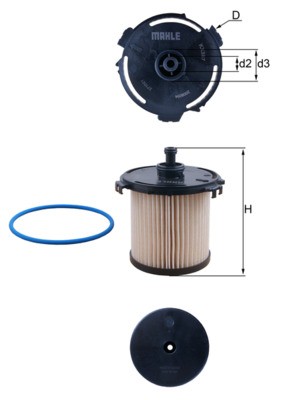 KNECHT KX 387D Číslo výrobce: 72525182. EAN: 4009026932131.
