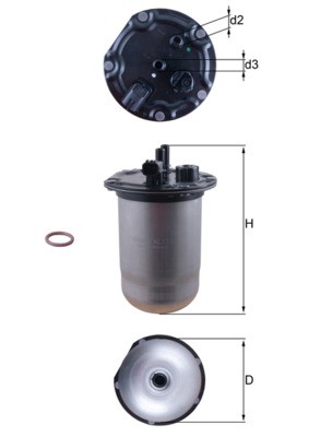 KNECHT KL 1132D Číslo výrobce: 72492316. EAN: 4057635164849.