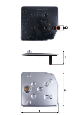 KNECHT HX 263 Číslo výrobce: 72550668. EAN: 4057635218962.
