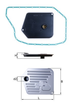 KNECHT HX 268D Číslo výrobce: 72550021. EAN: 4057635218764.