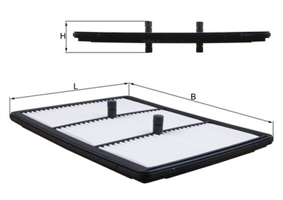 KNECHT LX 5824 Číslo výrobce: 72556175. EAN: 4057635222105.