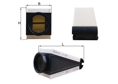 KNECHT LX 5861 Číslo výrobce: 72565580. EAN: 4057635232562.