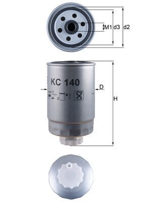 KNECHT KC 140 Číslo výrobce: 76634604. EAN: 4009026406670.