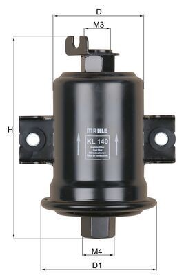 KNECHT KL 140 Číslo výrobce: 79631722. EAN: 4009026067970.