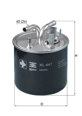 KNECHT KL 447 Číslo výrobce: 76831051. EAN: 4009026503423.