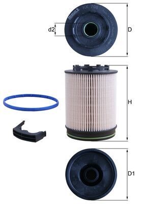 KNECHT KX 705D Číslo výrobce: 72565118. EAN: 4057635232081.