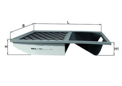 KNECHT LX 3583 Číslo výrobce: 72350359. EAN: 4009026933091.